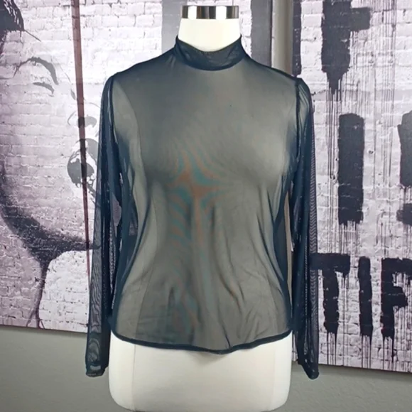 Ashley Stewart The Olivia Mesh Top - Picture 4 of 5